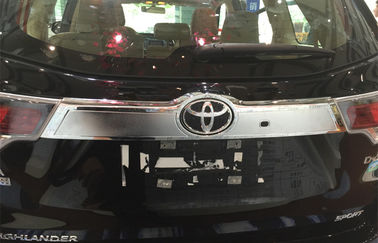 ประเทศจีน Chrome Auto Body Trim Parts For Toyota Highlander Kluger 2014 2015 หลังคาร์นิช ผู้ผลิต